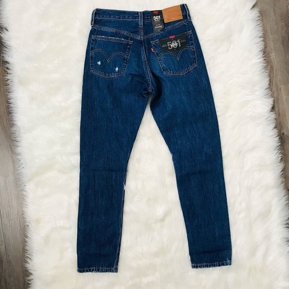 Levi’s 501 Skinny High Waist Distressed Jeans - Picture 7 of 10